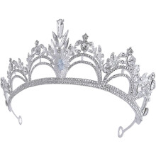 Strass-Tiara-Haarreif für Hochzeiten – Elegantes Brautaccessoire, schickes Foto-Accessoire