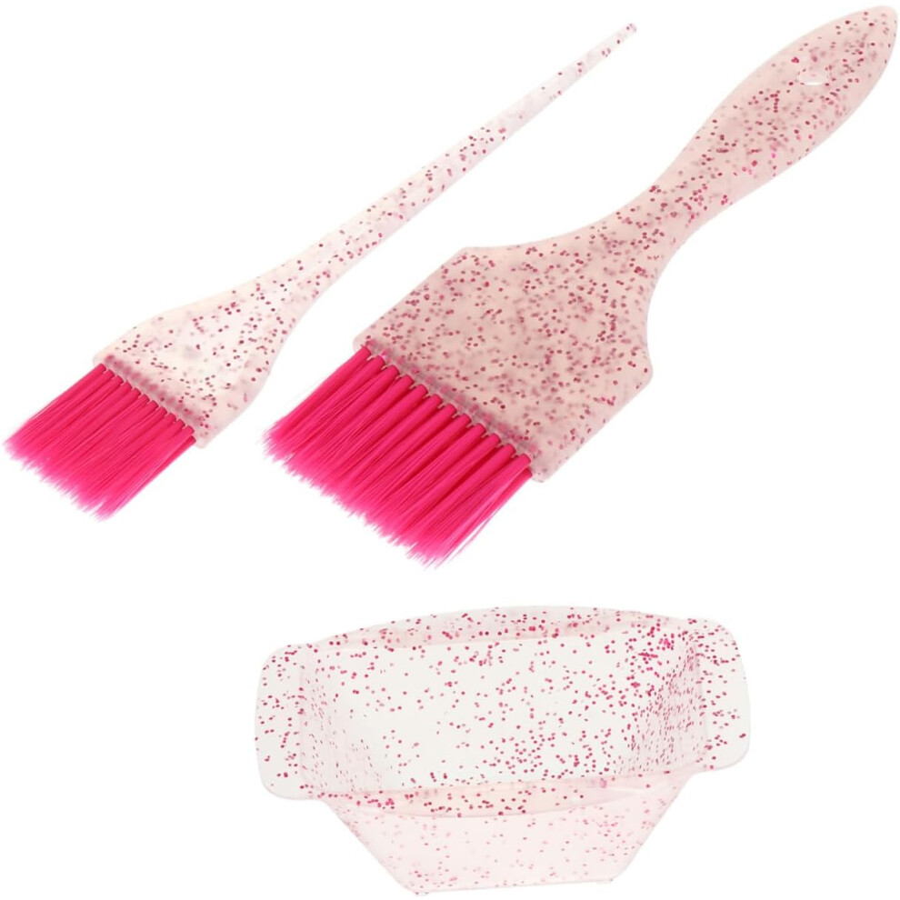 Hkhbjs Hair Dye Bowl Set Salon Hair Dye Brush For Coloring And Highlighting Professional Hairdressing Accessory For Home Salon Use