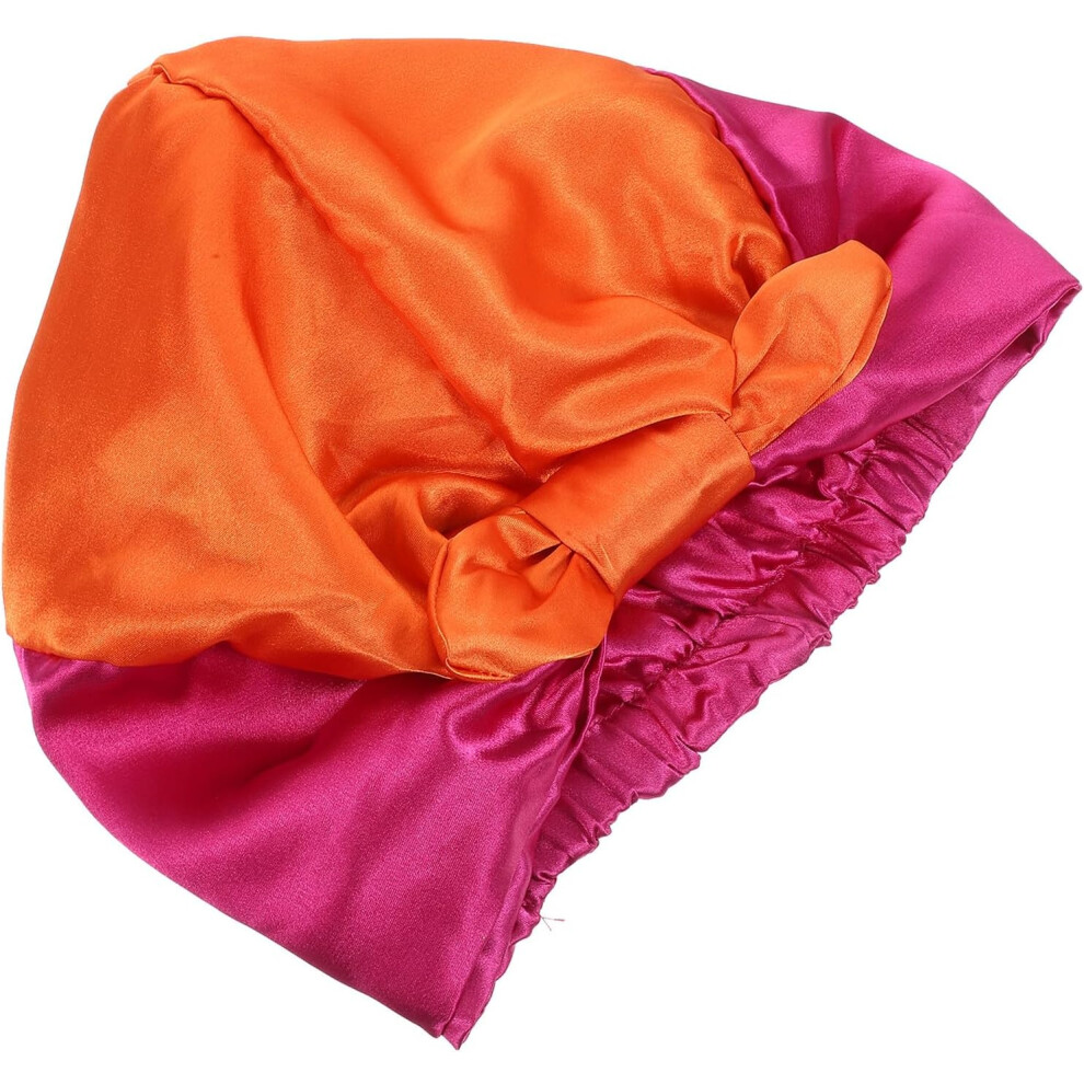 Hkhbjs Satin Sleeping Bonnet For Women, Non-Slip Elastic Nightwear Cap