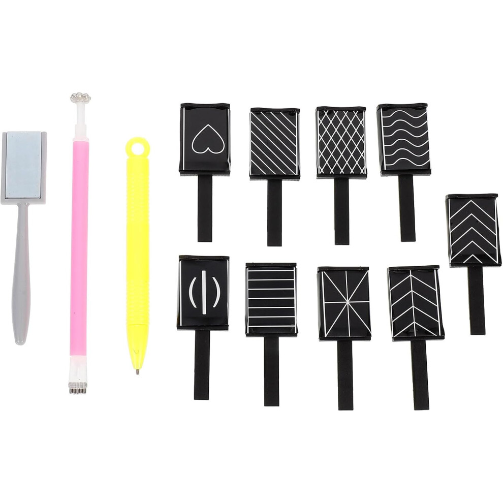 Hkhbjs 12Pcs Cat Eye Manicure Magnet Tool Set For Gel Polish With Magnetic Sticks