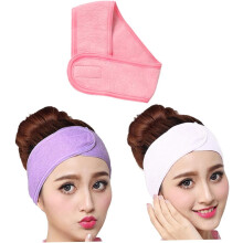 3er-Pack Spa-Gesichtsstirnbänder, Make-up-Wrap, Frotteestirnbänder für Damen für Spa- und Gesichtsbehandlungen zu Hause