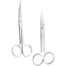1 Set Edelstahl-Tierfriseurschere, gerade, biegsame Schere