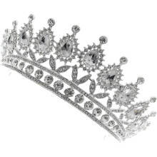 Strass-Tiara, Prinzessinnen-Tiara für Damen, Braut-Haarreif, Hochzeitsaccessoire