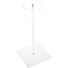 Akryl hattedisplaystativ rundt baseballcapsorganisator plassbesparende bordplateholder for skap soveromskommode