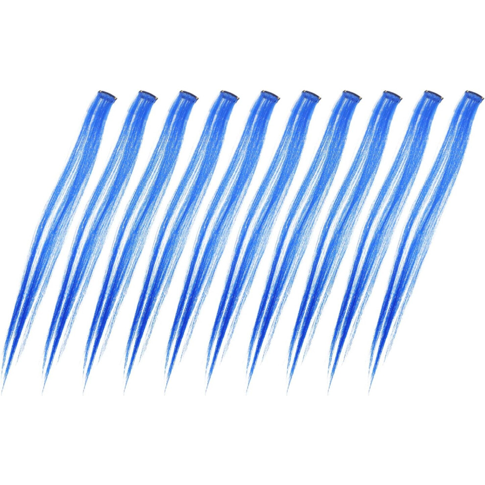 Hkhbjs 10Pcs Colored Clip In Hair Extensions For Women Straight Hairpieces With Clip In Design And Easy Attachment