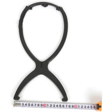 Opvouwbare pruikenstandaard/haarstandaard van plastic, displayhouder/hanger voor kappersbenodigdheden