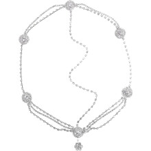 Stück Strass-Dekorations-Kopfkette für die Braut, eleganter Hochzeits-Kopfschmuck