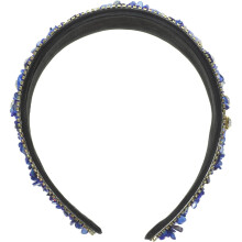 Breites Strass-Haarband für Damen, gepolstertes Stoffhaarband, funkelndes Design, luxuriöses und modisches Statement-Accessoire