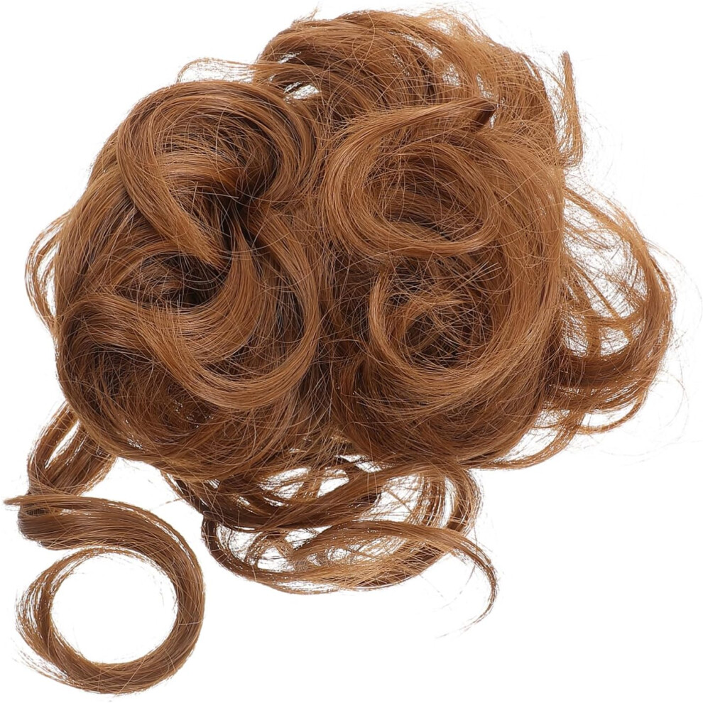 Hkhbjs Tail Extension Wig Curly Hair Bun Clip For Women Cosplay Wig Bun Clip Fluffy