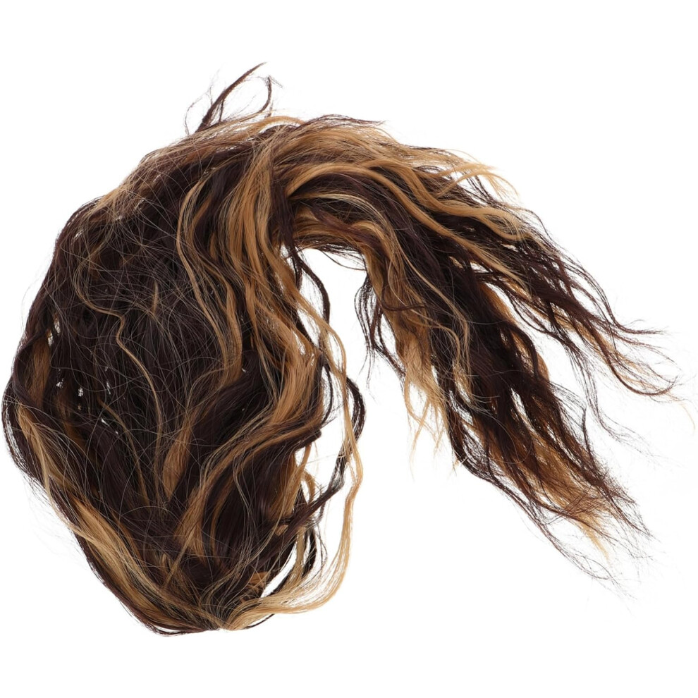 Hkhbjs Unisex Ladies Wavy Wig Tail Extensions Clip Hair Curly Human Hair Fake Ponytail Extension Women Accessories