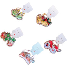 10pcs Christmas Hair Rope Girls Hair Ties Xmas Rope Party Ring Festival Accessories for Christmas Festival