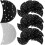 100 Pcs Black Non-Woven Eyeshadow Shields Makeup Tape for Precise Eye Makeup Application 1