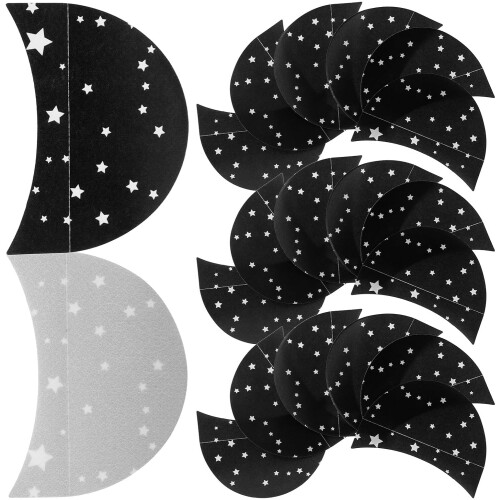 100 Pcs Black Non-Woven Eyeshadow Shields Makeup Tape for Precise Eye Makeup Application