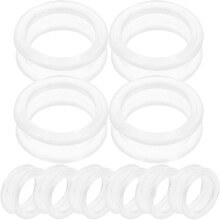 Vingerringen van siliconen voor trimschaar, antislip, 10 stuks, voor comfortabele grip bij het scheren van kappers en huisdieren.