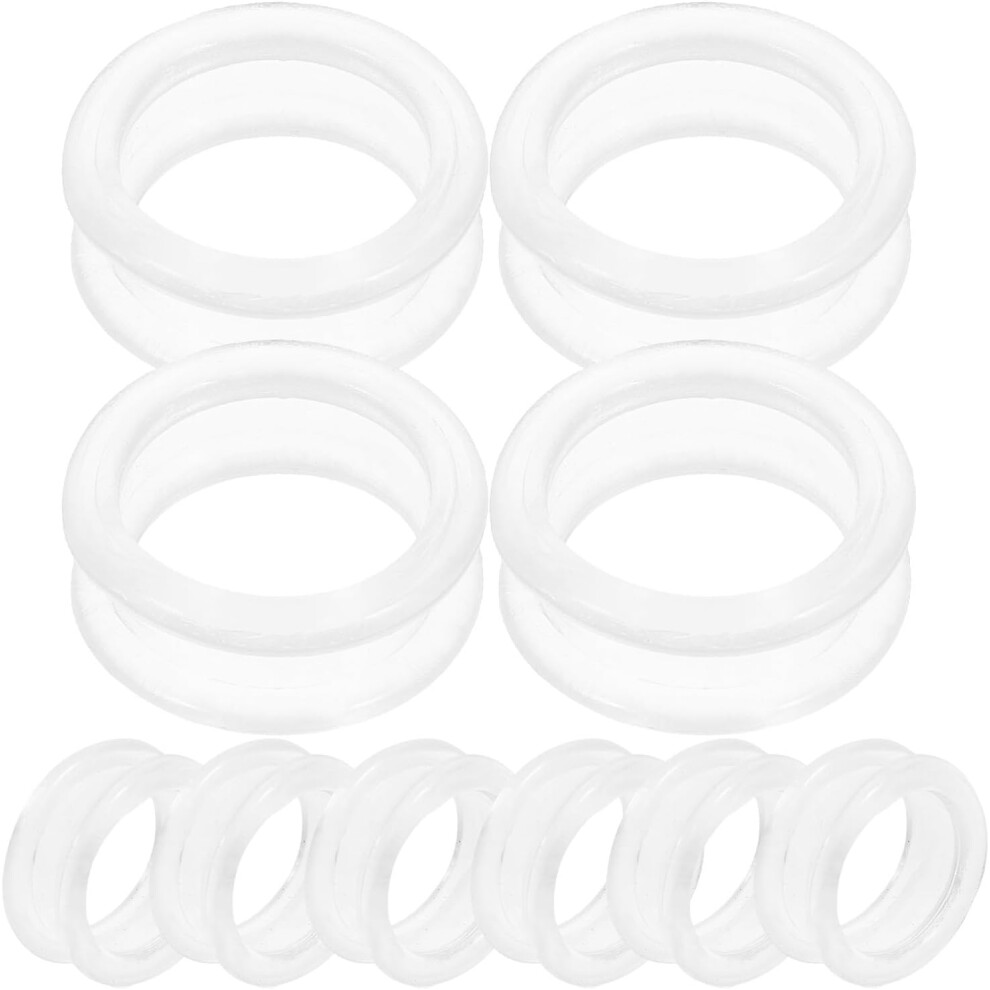 Photos - Shears & Haircut HKHBJS Grooming Scissor Finger Rings 10Pcs Silicone Anti-Slip Finger Protectors for Hairdressing and Pet Shears Comfortable Grip 