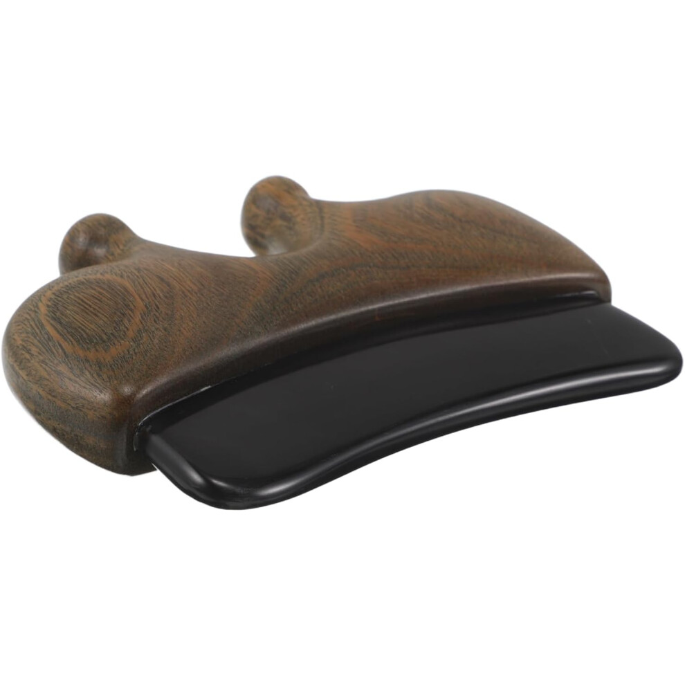 Hkhbjs Wooden Facial Gua Sha Massage Board For Muscle Relaxing Sandalwood Gua Sha Tools Manual