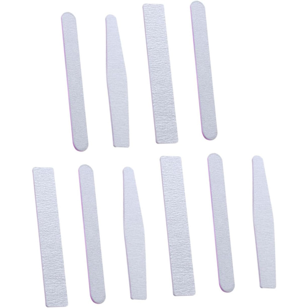 Hkhbjs 10Pcs Nail Files Manicure Grit Buffers Double Sided Boards For Home Salon Assorted Style