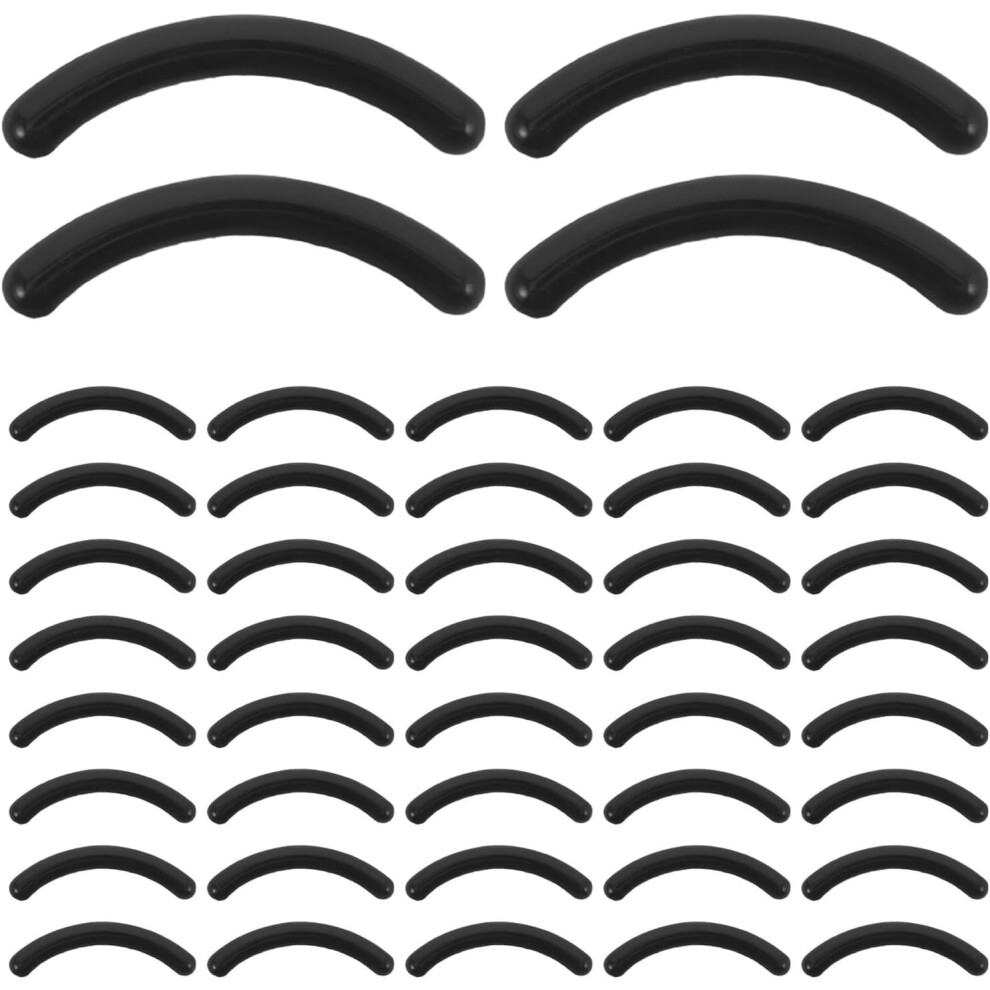 Hkhbjs 100Pcs Silicone Eyelash Curler Pads Replacement Refills For Lash Curlers Soft Cushion Inserts For Travel And Salon Use