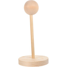 Přenosný stojan na paruky pro panenky, dřevěný stojan na paruky a klobouky pro panenky BJD, nastavitelný úložný držák 15 cm