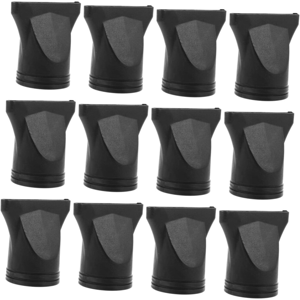 Hkhbjs Black 12Pcs Hair Dryer Diffuser Attachment Nozzle Dryer Nozzle Replacement Styling Tool Hairdressing Tool