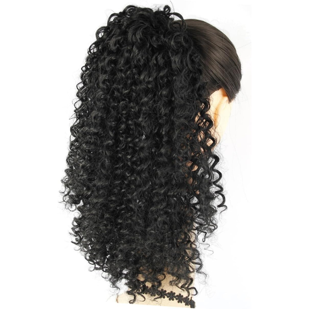 Hkhbjs Strappy Wig Curly Ponytail Hair Extension For Women Long Synthetic Hairpiece Accessory For Party Daily Use
