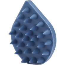 Shampoobürste und Kopfhautmassagegerät aus Silikon für die Haarpflege im Badezimmer. Reines Silikonmaterial. Sanfte Massagefunktion.