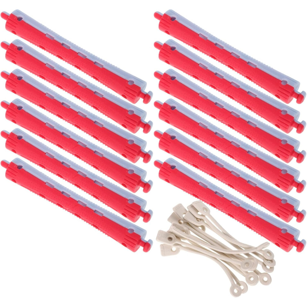 Hkhbjs 12Pcs Hair Curling Perm Rods Long Hair Curler Rollers Hairdressing Styling Tools Cold Wave Styling Tools