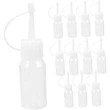 12pcs Plastic Hair Dye Bottle Pointed Mouth for Hair Coloring Oil Dispenser Bottle Applicator for Scalp for Styling