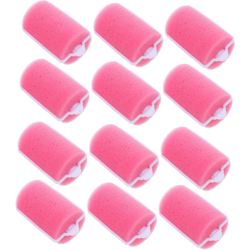 Hkhbjs 12Pcs Soft Sponge Curlers For Short Hair Heatless Diy Styling Tools Comfortable Overnight Curling Flexible Hair Curlers