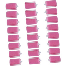 24-teiliges Set Lockenstäbe aus Schwamm (63 x 38 mm), hitzebeständig, in verschiedenen Farben erhältlich, ideal für Friseursalon und Reisen.