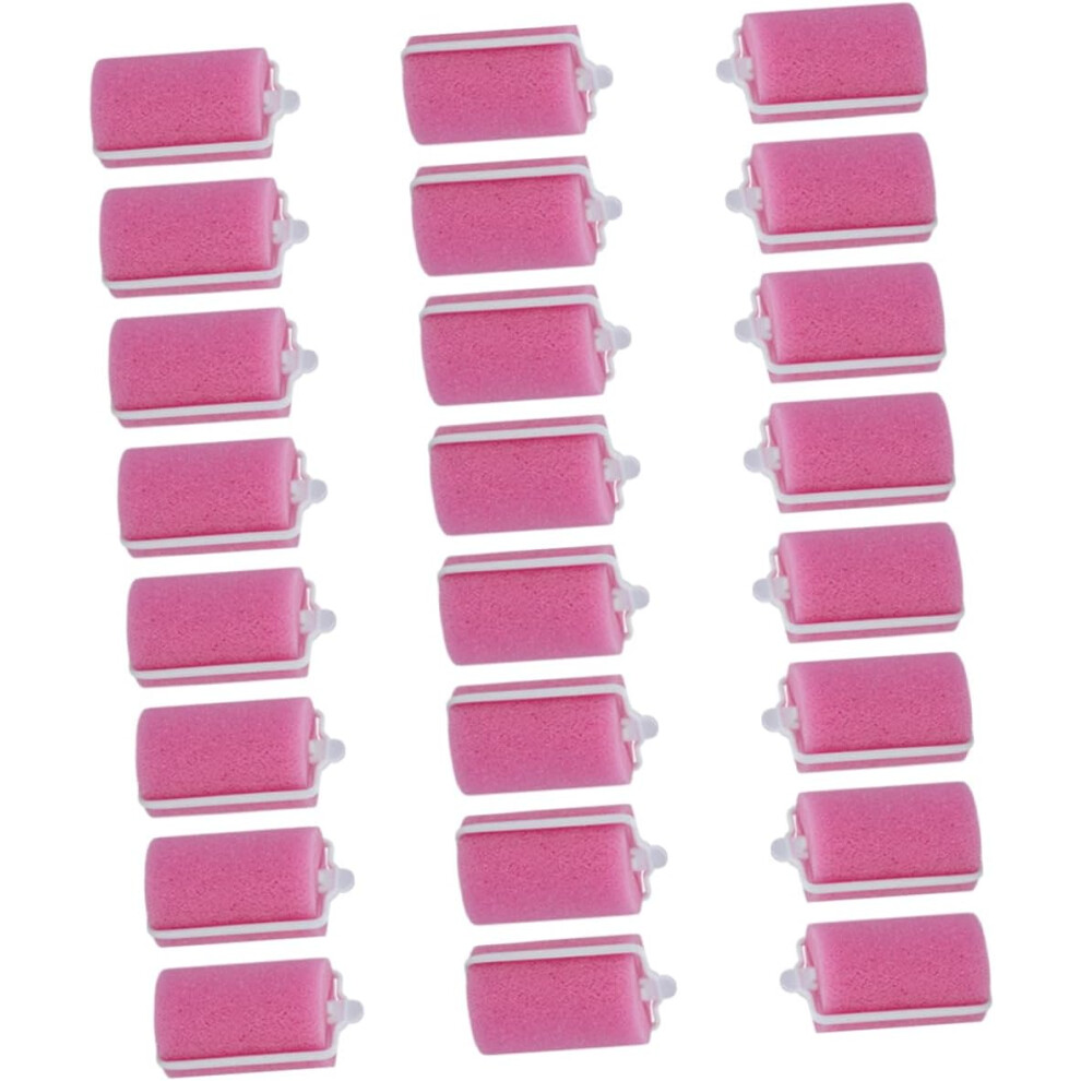 Hkhbjs Sponge Curling Hair Stick 24Pcs Set 63X38mm Non-Heat Hair Styling Tool Random Colors For Women Hairdressing And Travel Use