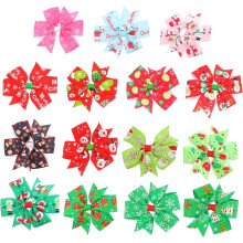 15 Stück Weihnachtsschleifen-Haarnadeln, bezaubernde Haarspangen für Jungen und Mädchen, Haaraccessoires für Weihnachtsfeiern