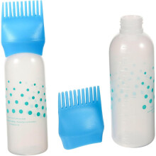 Haarfarbenflasche, Ansatzkamm, Haarölapplikator, leicht, waschbar, vielseitig