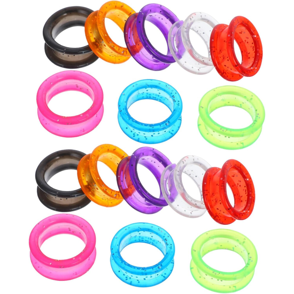 Hkhbjs 16Pcs Non-Skid Soft Silicone Finger Rings Scissor Thumb Protectors Comfortable Hairdressing Finger Pads Styling Shears Accessories