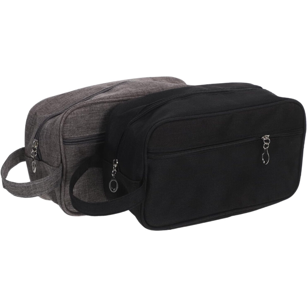 Hkhbjs 2Pcs Large Capacity Travel Makeup Bag For Men Portable Toiletry Organizer