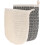 2 Stück doppelseitige Sisal-Duschhandschuhe, Peeling-Badehandschuhe 1