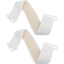 2 stuks exfoliërende wasstrips, scrubstrips voor in bad, dubbelzijdige scrub voor het lichaam