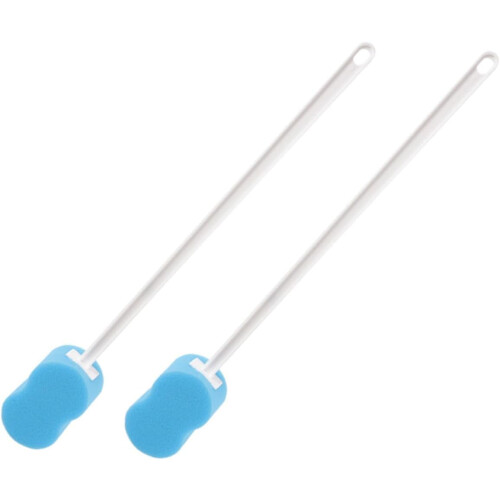 2pcs Long Handle Body Scrub Brush and Soft Bristle Shower Back Scrubber