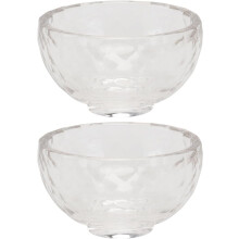 2pcs Crystal Mixing Bowls for Skincare and Essential Oils, 6cm Facial Mask Bowls for Salon and DIY Beauty Use