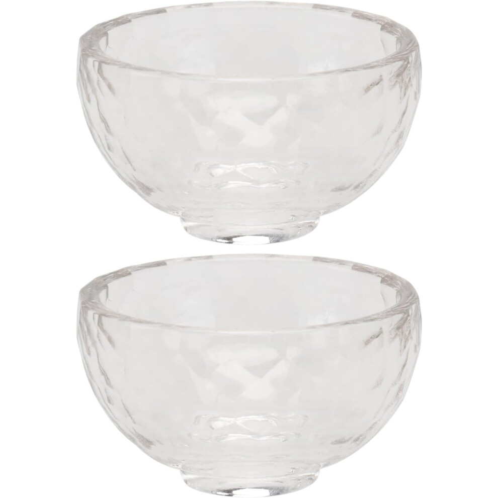 Hkhbjs 2Pcs Crystal Mixing Bowls For Skincare And Essential Oils, 6Cm Facial Mask Bowls For Salon And Diy Beauty Use
