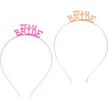 2er-Set Braut-Haarreifen aus Metall für Hochzeiten, Junggesellinnenabschiede und besondere Anlässe
