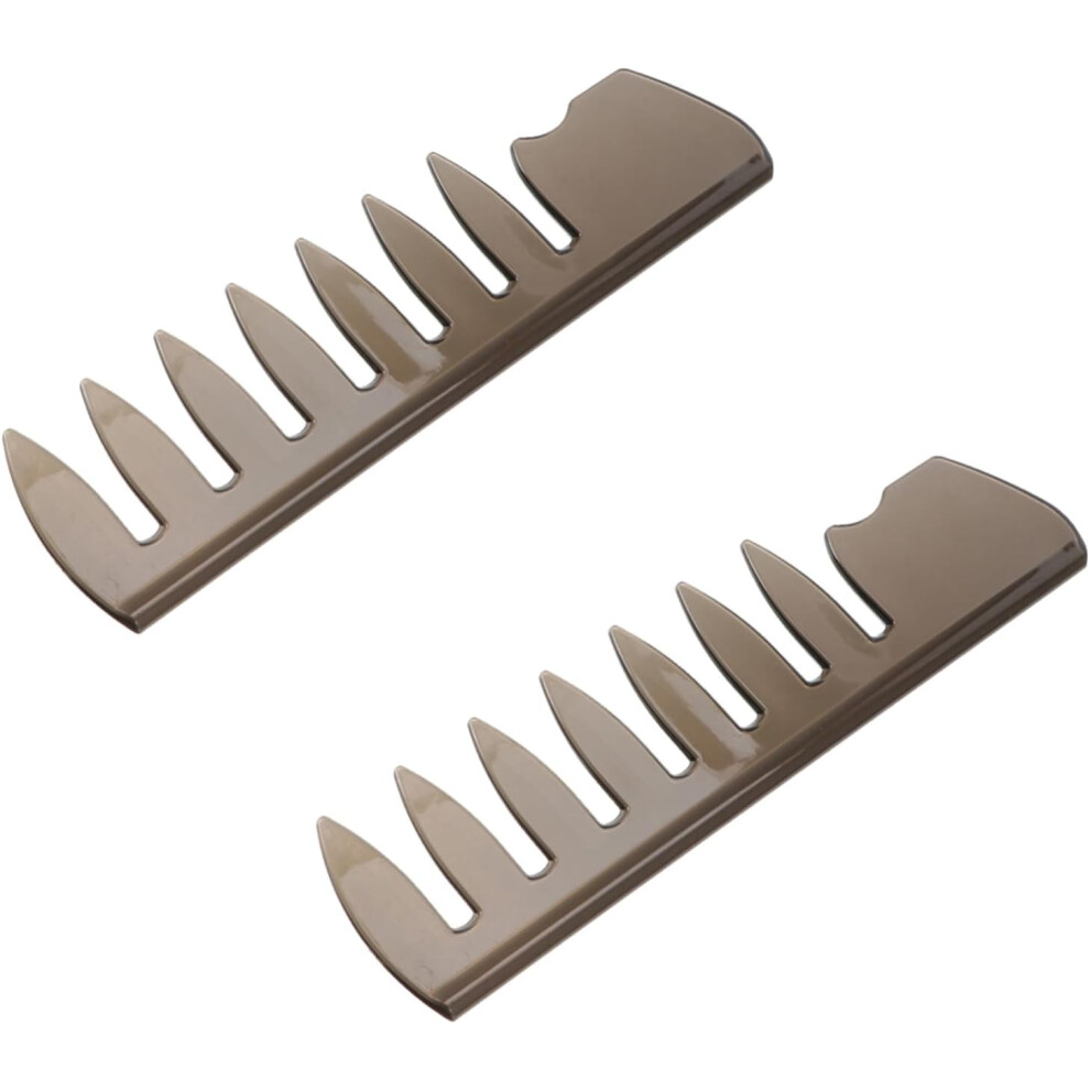 Hkhbjs Barber Salon Home Professional Combs 2Pcs Men's Hair Brush Plastic Comb For Hairstyling