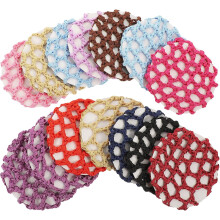 14Pcs Professional Mesh Crochet Hair Nets for Women Snood Bun Cover, Invisible Hairnet