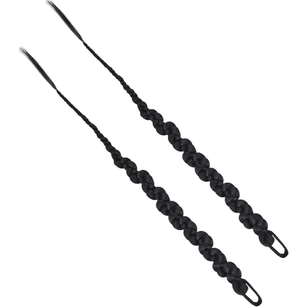 Hkhbjs Unisex 2Pcs Braided Ponytail Hair Piece Synthetic Hair Extensions For Women Girls Braided Wig Ponytail Extension