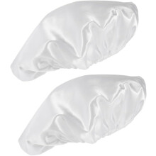 2 Duschhauben, wiederverwendbar, für Reisen, Haarschutz, waschbar, elastisches Band, für den Heimgebrauch