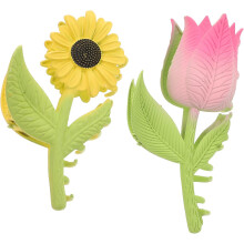 2 Stück Sonnenblumen-Haarspangen, Styling-Tools für Damen, Tulpenblüten-Haarspangen für dickes Haar