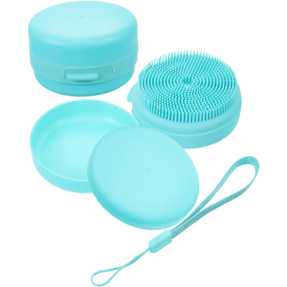 Hkhbjs 2Pcs Silicone Bath Brush For Toddlers Scalp And Bathing Brush Hanging Rope Sky- For Gentle Cleaning And Massage
