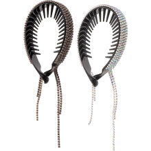 2 stuks strass haarclips voor dames, stijlvolle haaraccessoires met kwastjes voor bruiloften, feesten en dagelijks gebruik.