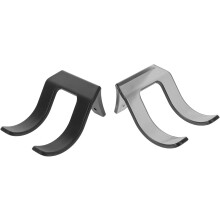 stuks föhnhouder voor wandmontage, organizer voor stylingtools, föhnhouder met opbergruimte voor badkamerkastje, zwart