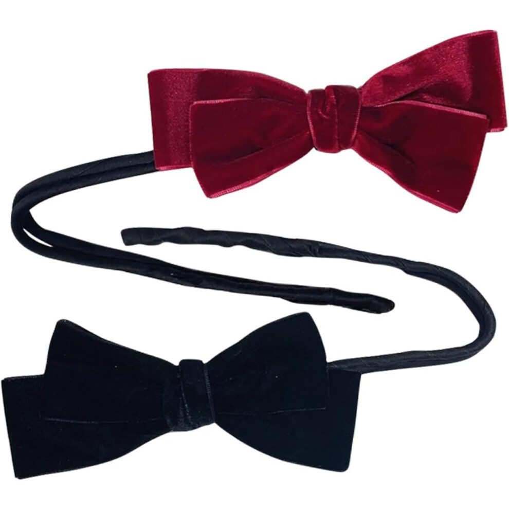 Hkhbjs 2Pcs Bowknot Hair Bun Maker Retro Butterfly Knot Headpiece